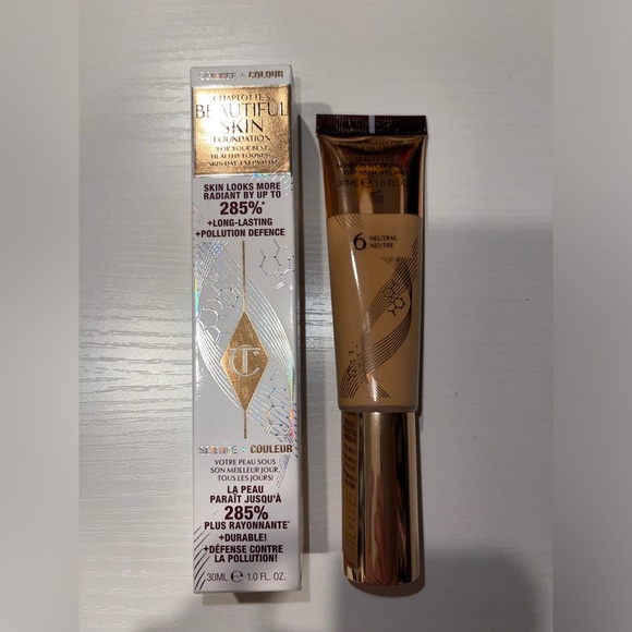 New Charlotte Tilbury Beautiful Skin foundation in 6 Neutral - Picture 4 of 6